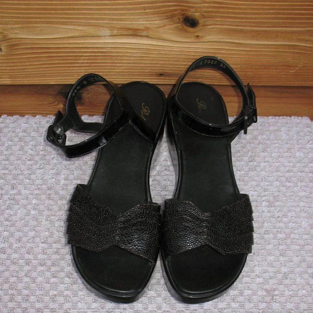 Robert Clergerie Black Platform Sandals